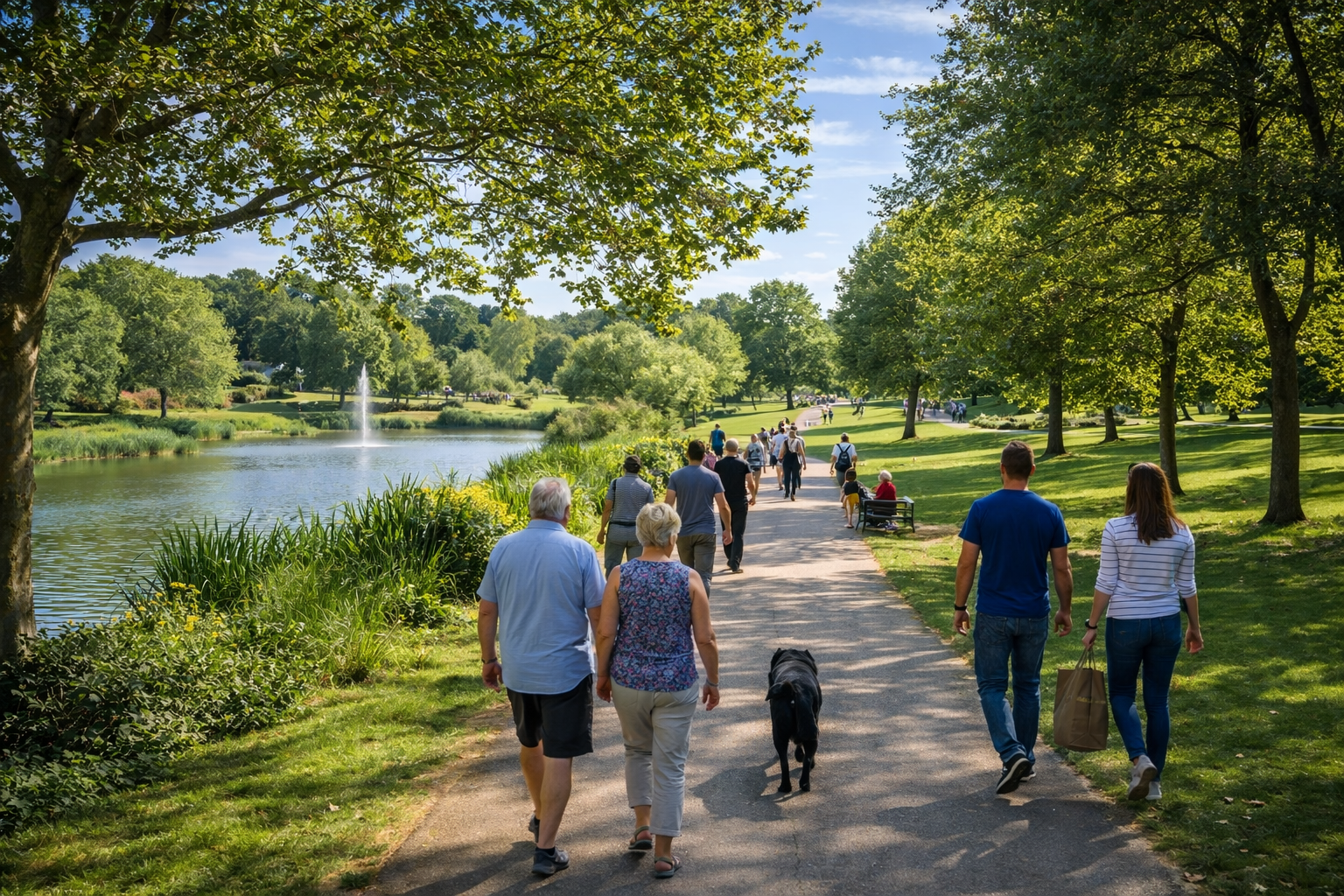 Outdoor walks and parks